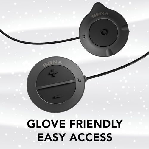Sena Snowtalk 2 - Universal Bluetooth Headset for Snow Helmets with Built-in Wireless Intercom - Image 3
