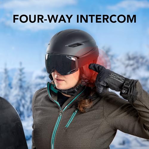 Sena Snowtalk 2 - Universal Bluetooth Headset for Snow Helmets with Built-in Wireless Intercom - Image 2