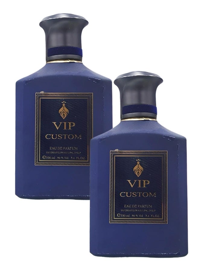 في آي بي 2 قطع عطر في آي بي كاستم إن بلو للرجال 100 مل - Image 1