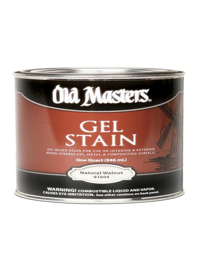 Old Masters 182303 81604 Gel Stain Natural Walnut Oil-Based - Image 1