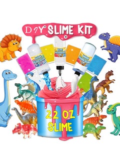 MissTiara Dinosaur Slime Kit for Kids 6-12 Years Old, DIY Slime Making Kit , Fluffy, Buttery, Cloud Slime, Sparkly, Glitter, Galaxy Slime, Purple, Perfect for Girls, Gift, Party Favors  - Image 5