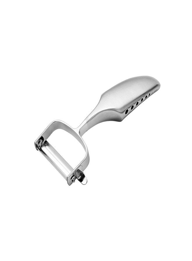 Global Classic Stainless Steel 2 Inch Vegetable Straight Edge Y Peeler