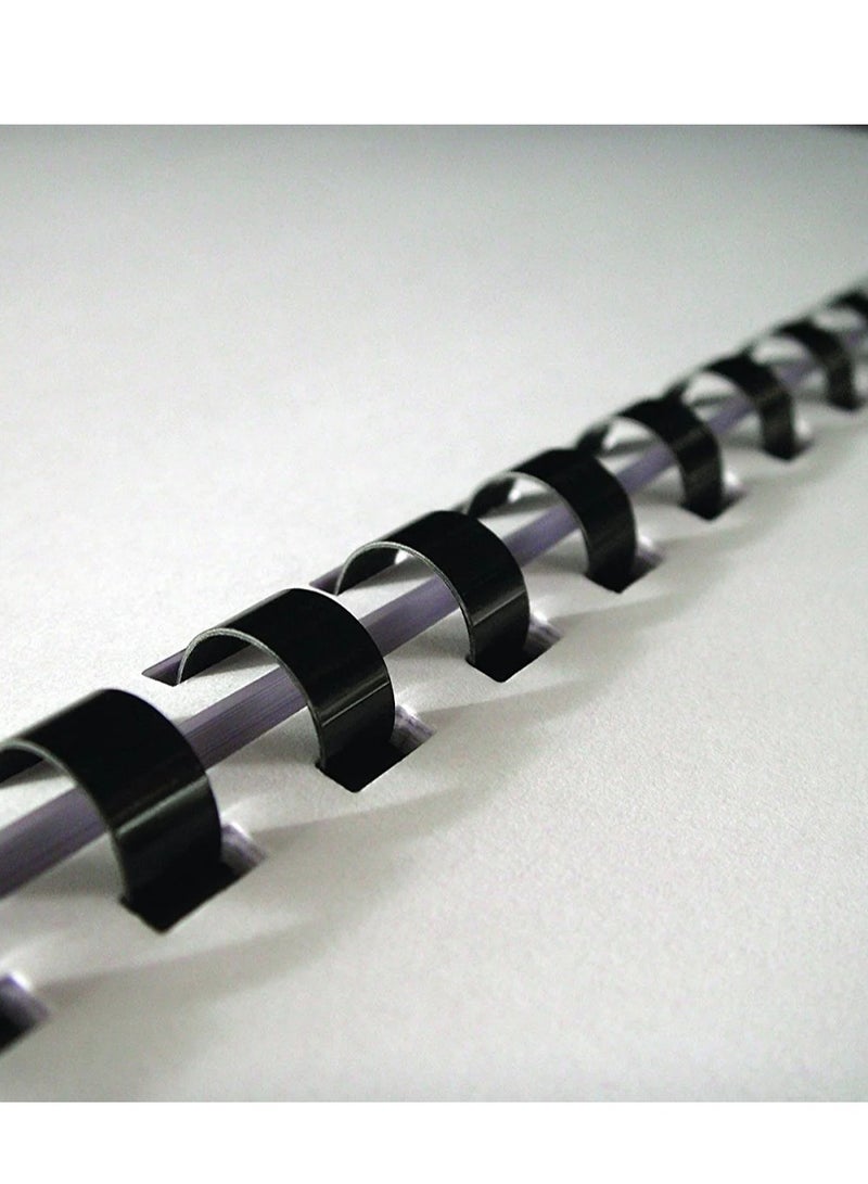 MASTER PLUS Comb Binding Spiral 32mm Plastic 50 Sheet 50pcs - Image 1