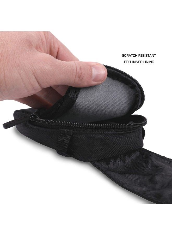 USA Gear Small Camera Bag Compatible With Ricoh Gr Iii Sony Cybershot Nikon Coolpix Kodak Pixpro Fz55 And More Digital Camera Carrying Case With Belt Loop Shoulder Strap Weather Resistant  - Image 5