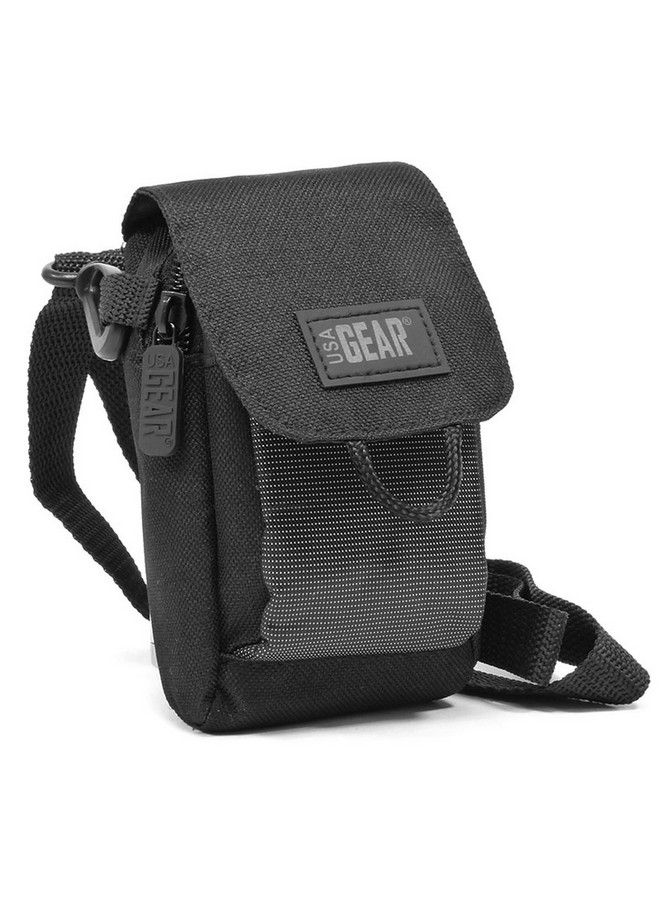 USA Gear Small Camera Bag Compatible With Ricoh Gr Iii Sony Cybershot Nikon Coolpix Kodak Pixpro Fz55 And More Digital Camera Carrying Case With Belt Loop Shoulder Strap Weather Resistant  - Image 2