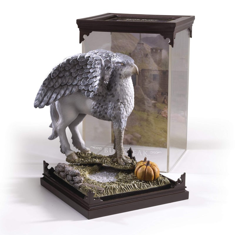 The Noble Collection - Magical Creatures Buckbeak Hand-Painted Creature #6 Officially Licensed 7in (18.5cm) Harry Potter Toys Collectable Figures For Kids & Adults Grey 7 Inch NN7546 - Image 1