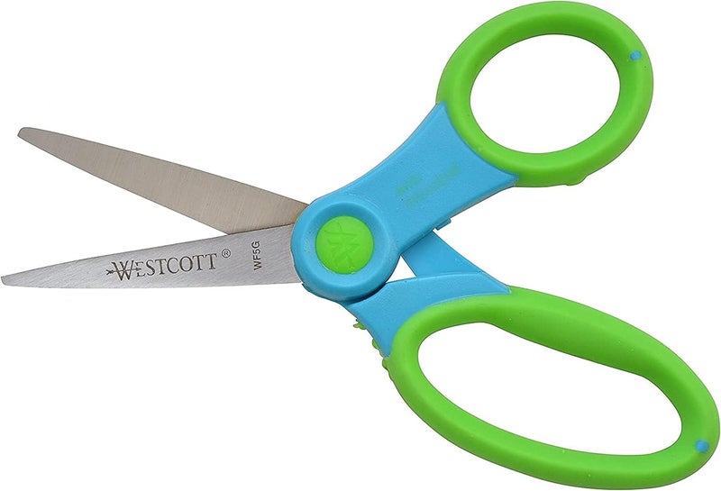 Westcott Soft Handle Kids Scissors Assorted Colors 5Inch Pointed 12 Pack 14874 - Image 4