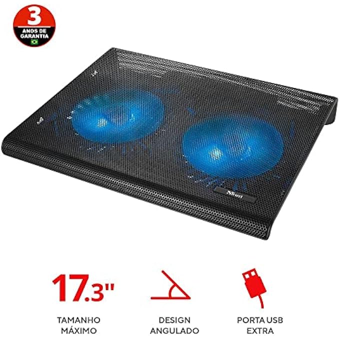 Trust 20104 NOTEBOOK COOLING PAD 43.9 CM (17.3) BLACK - Image 2