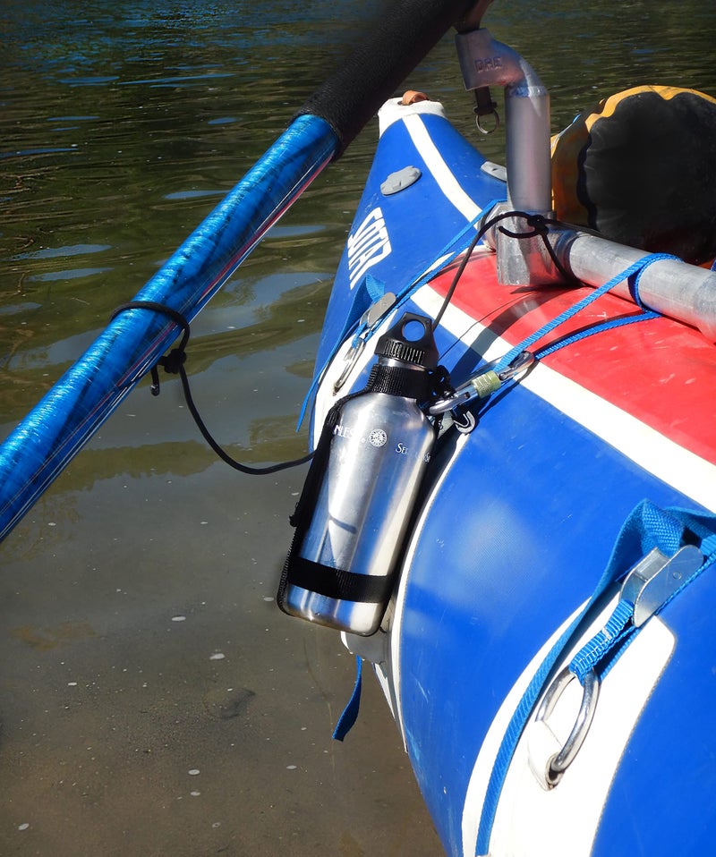 New Wave Enviro 40oz Stainless Steel Water Bottle with Strap - Image 4