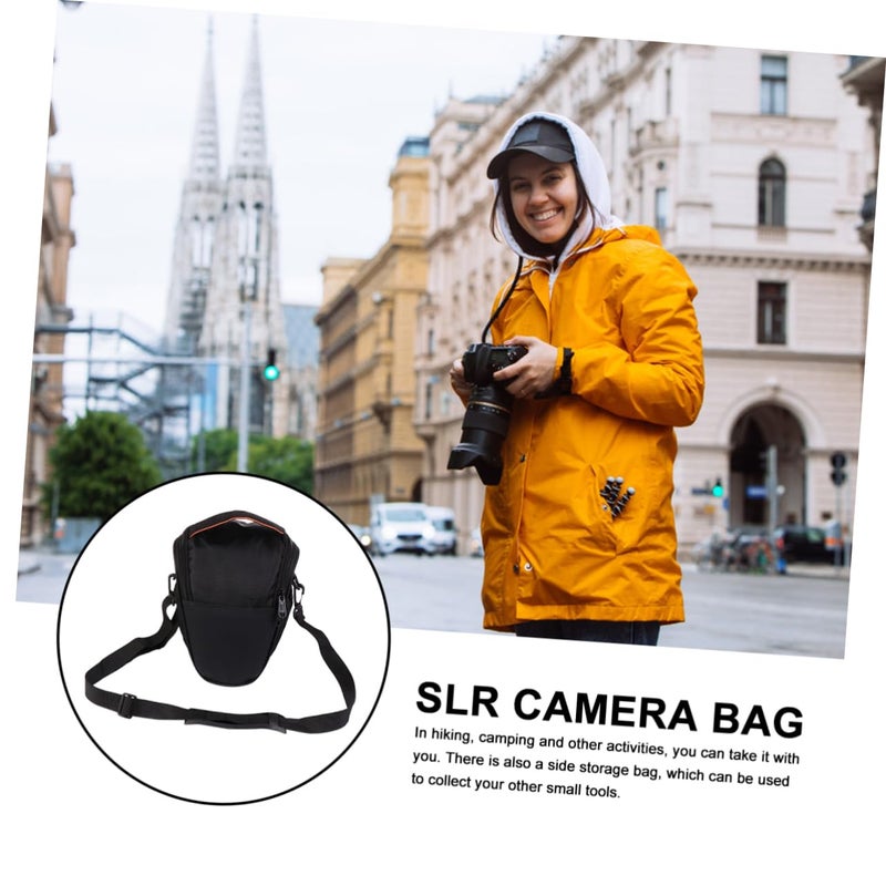 حقيبة كاميرا DSLR مبطنة مع حزام كتف قابل للتعديل وسحاب آمن - Image 4
