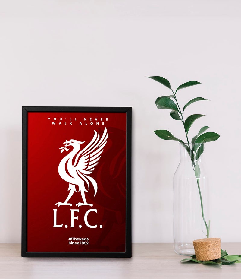 SINCE 7 STORE Liverpool Football Club Framed Poster (8 x 12 Inches) for Room Decor/Gifting/for Football Fans/for Liverpool Fans - Image 3