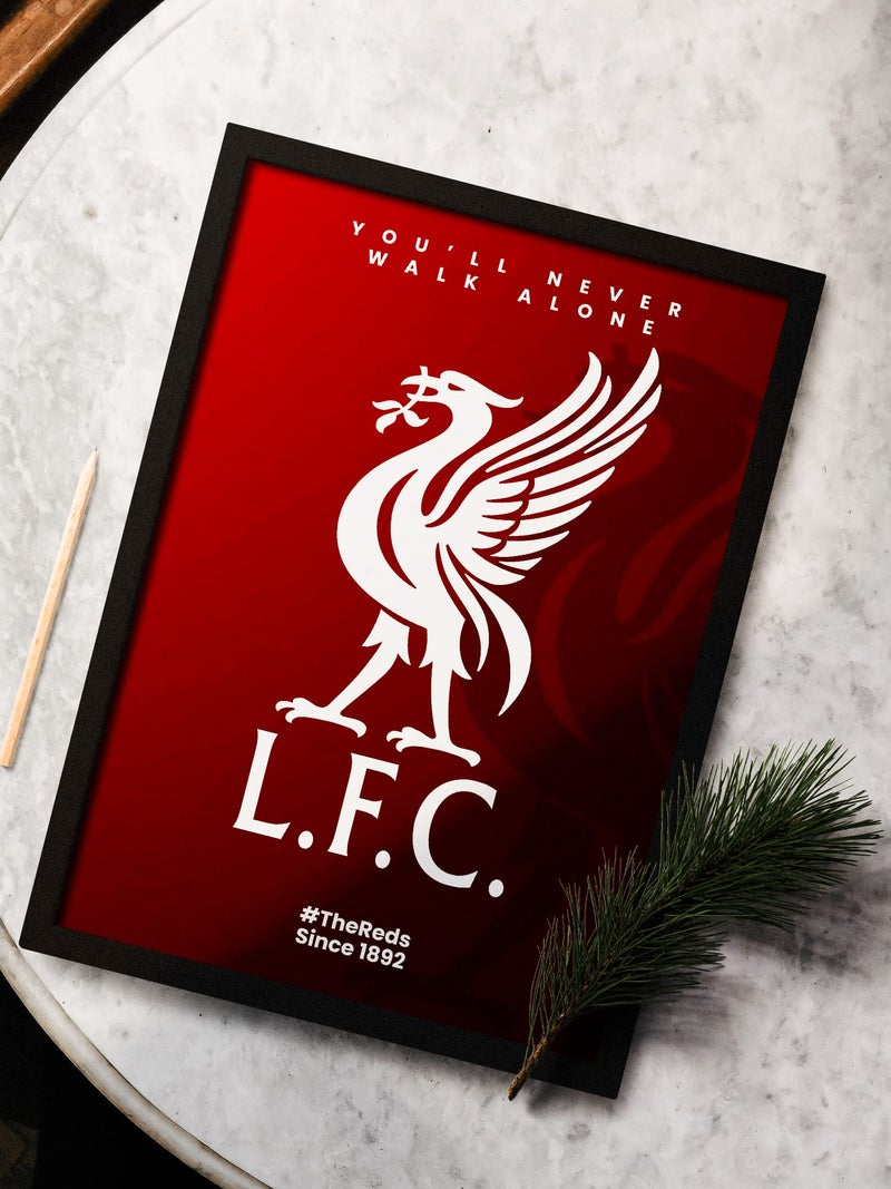 SINCE 7 STORE Liverpool Football Club Framed Poster (8 x 12 Inches) for Room Decor/Gifting/for Football Fans/for Liverpool Fans - Image 5