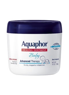 Baby Healing Ointment Advanced Therapy Skin Protectant, Dry Skin And Diaper Rash Ointment, 14 Oz Jar