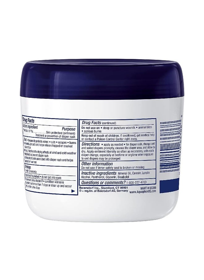Aquaphor - Baby Healing Ointment Advanced Therapy Skin Protectant, Dry Skin And Diaper Rash Ointment, 14 Oz Jar - Image 1