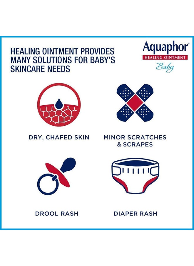 Aquaphor - Baby Healing Ointment Advanced Therapy Skin Protectant, Dry Skin And Diaper Rash Ointment, 14 Oz Jar - Image 1