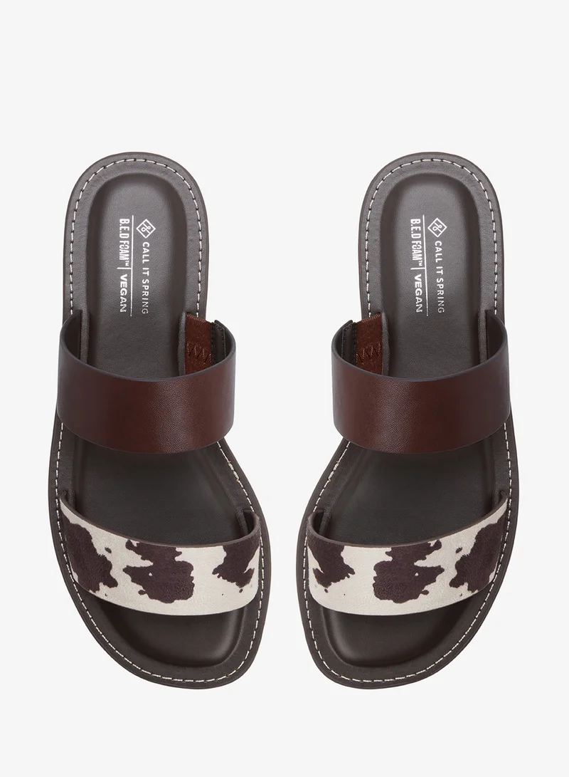 CALL IT SPRING  MIRAE Slip On Flat Sandals for Women | Best Price UAE