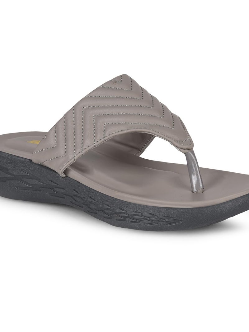 Bata Women's Platform Heel Sandal - GREY (4 UK) (5712016) - Image 5