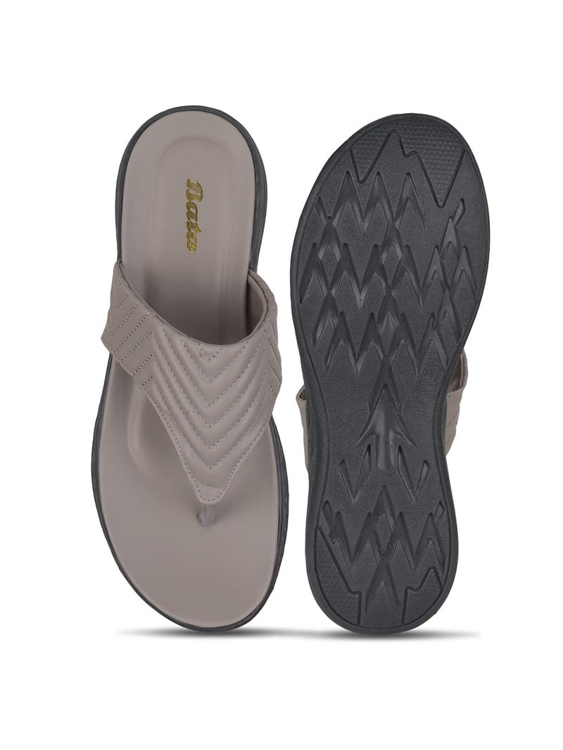 Bata Women's Platform Heel Sandal - GREY (4 UK) (5712016) - Image 4