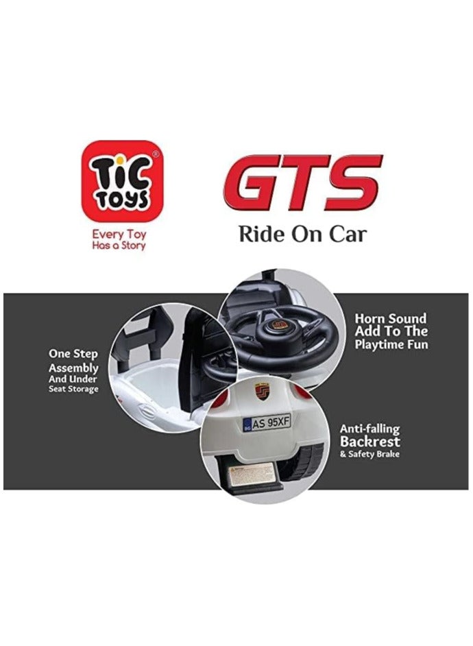سيارة ركوب للأطفال تيك تويز (2-7 سنوات، رمادي) - Image 2