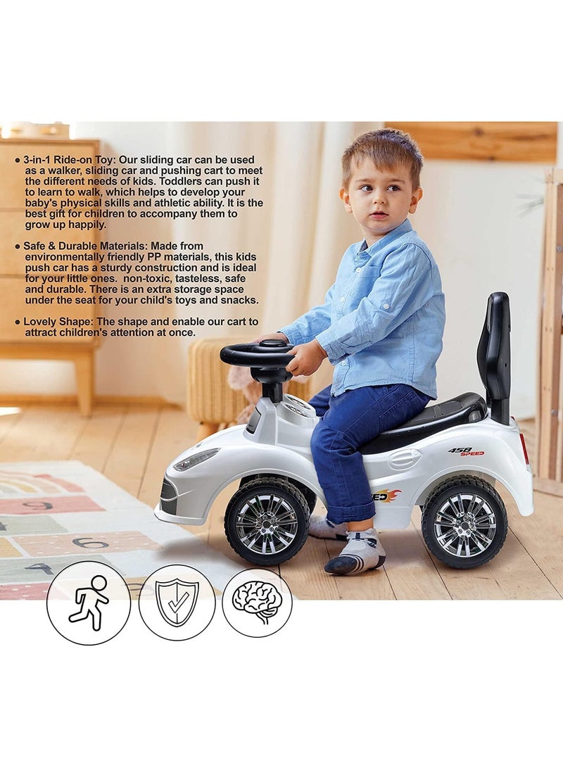 سيارة ركوب للأطفال تيك تويز (2-7 سنوات، رمادي) - Image 4