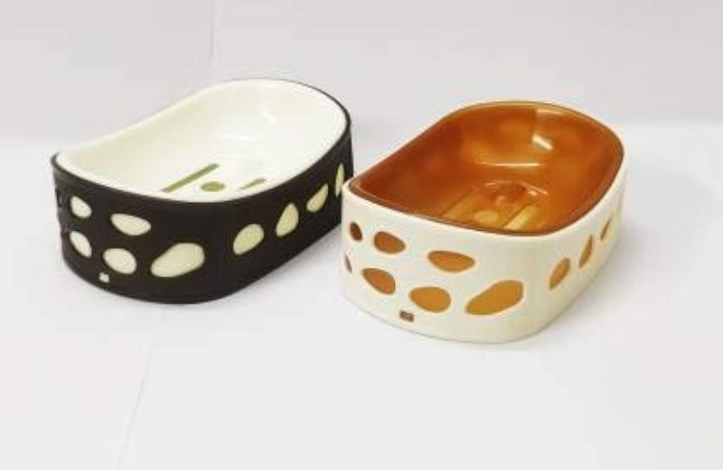 c s m CSM® Soap Case Soap Holder Soap Dish(WSOAPCASE-BGBR) for Bathroom Kitchen Sink - Set of 2 Pcs(Beige, Brown) - Image 1