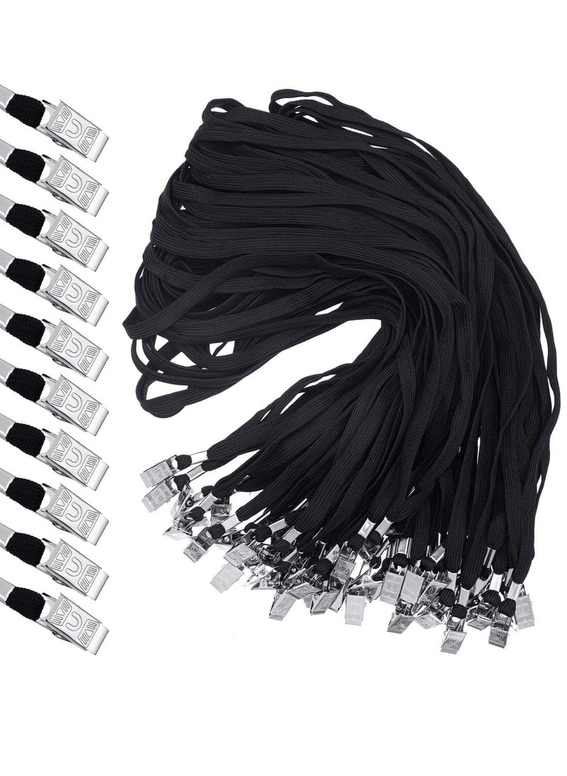 SYOSI - Bulk Lanyards for ID Name Badge Holders with Swivel Hook, Flat Lanyards Set for Office and School, 50 Pieces - Image 1