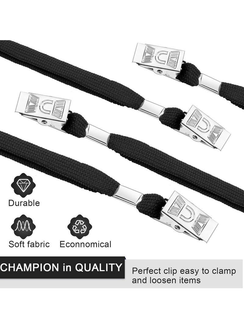 SYOSI - Bulk Lanyards for ID Name Badge Holders with Swivel Hook, Flat Lanyards Set for Office and School, 50 Pieces - Image 1