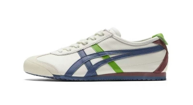Onitsuka Tiger Original Men's and Women's Shoes - Bruce Lee Blue Mexico66 Casual Sneakers