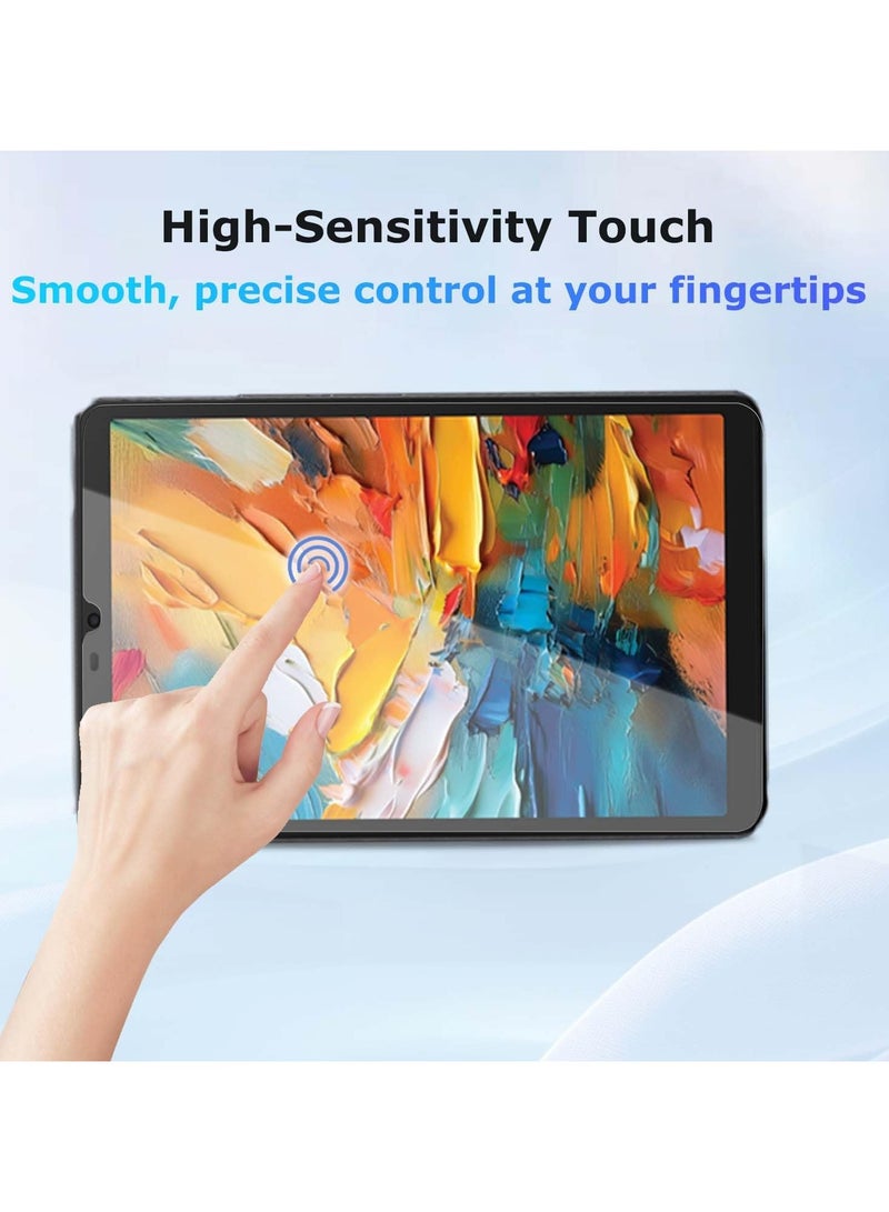 عام حامي شاشة متوافق مع لوحي TCL Tab 8 NXTPAPER 5G مقاس 8.7 بوصة 2025، 【قطعتان】 زجاج مقوى عالي الوضوح، صلابة 9H، مقاوم للخدوش - Image 5