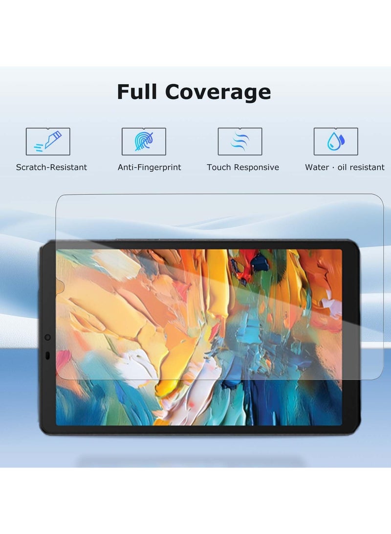 عام حامي شاشة متوافق مع لوحي TCL Tab 8 NXTPAPER 5G مقاس 8.7 بوصة 2025، 【قطعتان】 زجاج مقوى عالي الوضوح، صلابة 9H، مقاوم للخدوش - Image 2