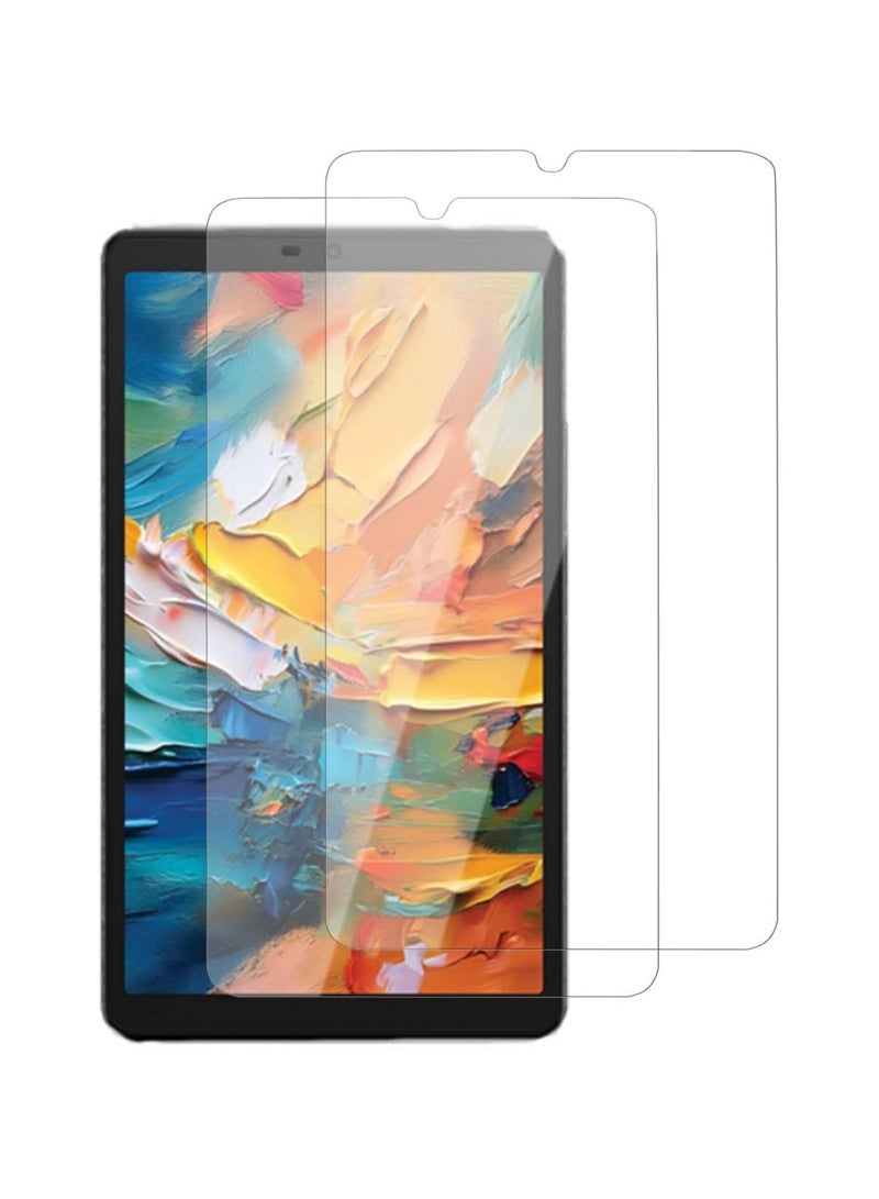 عام حامي شاشة متوافق مع لوحي TCL Tab 8 NXTPAPER 5G مقاس 8.7 بوصة 2025، 【قطعتان】 زجاج مقوى عالي الوضوح، صلابة 9H، مقاوم للخدوش - Image 1