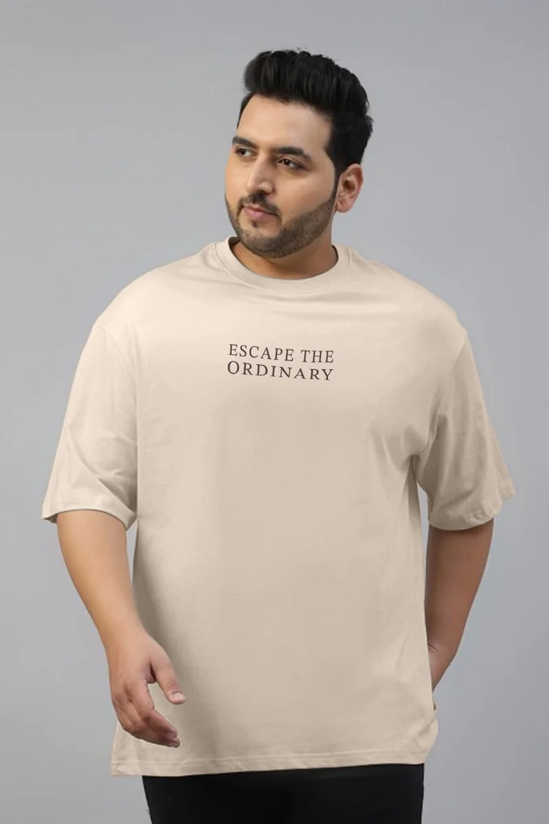 فيردو Veirdo Men’s Oversized , Plus Size  & Regular Fit T-Shirt | Premium Cotton Casual Tee