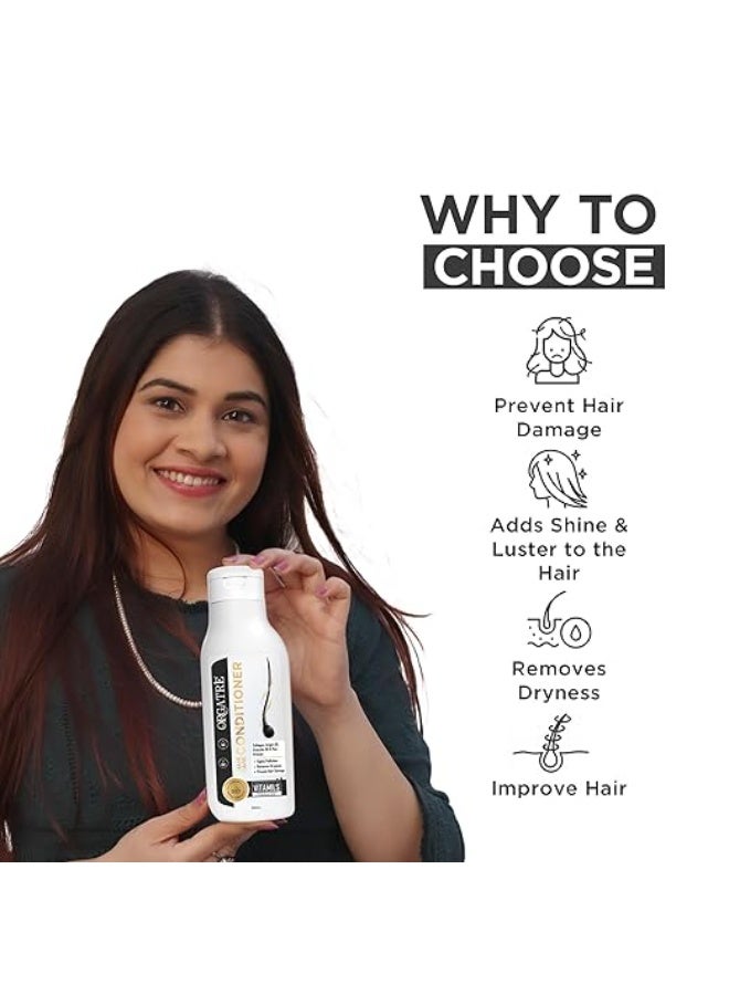 Orgatre Anti-Dandruff Shampoo & Conditioner Combo Pack | Rosemary Water, Niacinamide & Natural Actives | Controls Dandruff, Flakes & Scalp Itchiness | Reduces Hair Fall, Strengthens Roots & Promotes Healthy, Shiny Hair | Sulphate & Paraben Free | 250ml + 250ml - Image 2