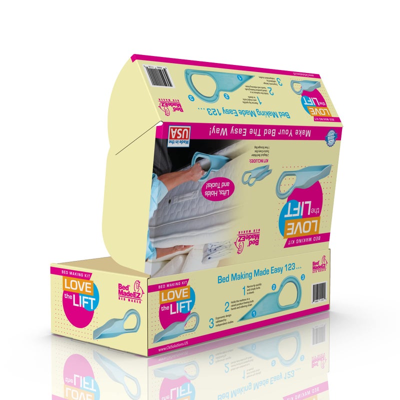 Bed MadeEZ 2 Pack-The Original Bed Made EZ Made in USA Mattress Lifter Tool Helps Lift and Hold The Mattress - Image 4
