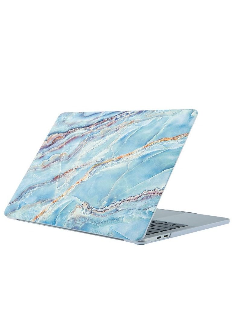 Loquat Suitable For MacBook Frosted Painted Marble Shell Protective Case 