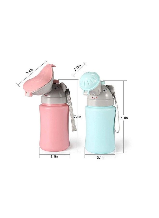 Syga Portable Baby Potty Urinal Emergency Toilet For Camping Car Travel And Kid Potty Pee Training (Blue)  - Image 3