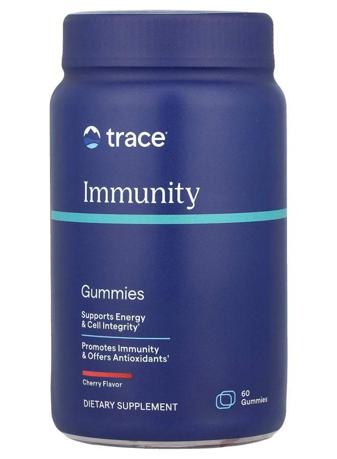 TRACE Immunity Gummies Cherry 60 Gummies - Image 1