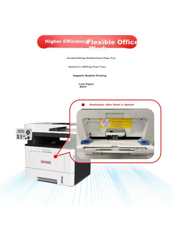 Aurora Ad408mwa A4 Multifunction Monochrome Laser Printer Office Duplex Printing Scanning Copier - Image 4