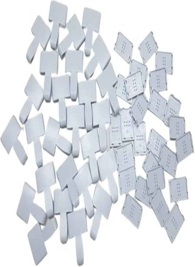 WristID™ Greyish White Color Plastic Button Lanyard Attachment for ID Card (25Pcs Pack, 20mm) Refer Image - Image 5