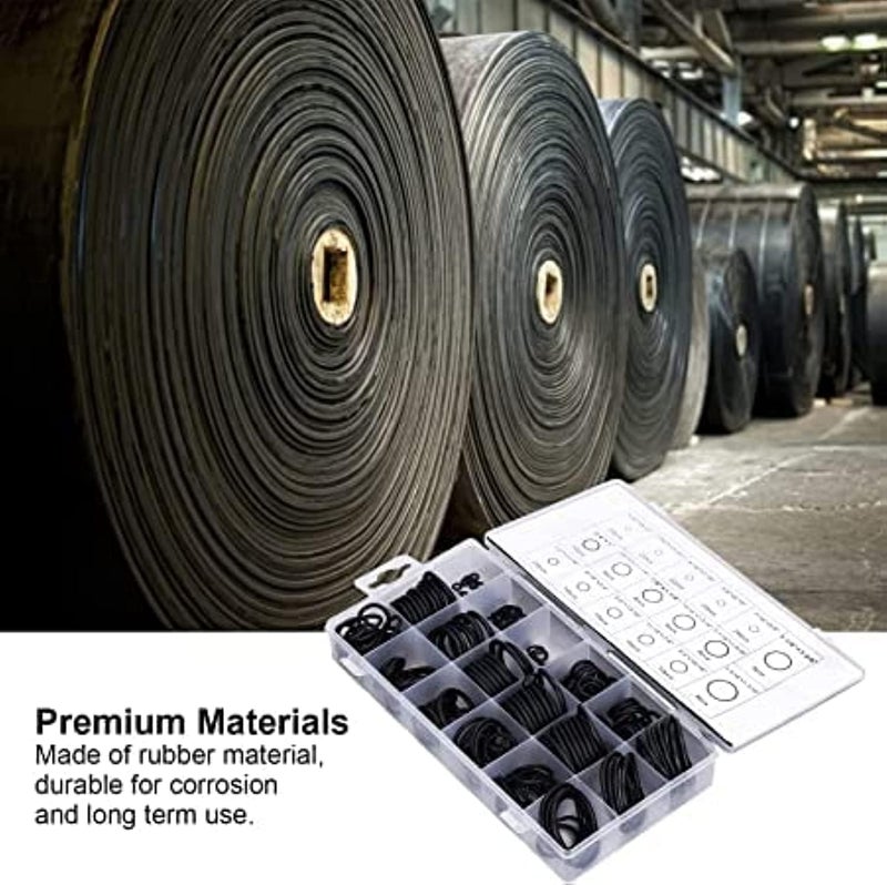 AQ AQSON AQSON 222-Piece Assortment of O-Rings and Rubber Seals for Vehicles - Image 3