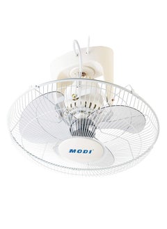 MODI Orbit Fan,16-inch Ceiling Fan, White Cooling Fan with 3 Speed Choices,360 Degree Oscillating Fan for Home and Office.  - Image 1