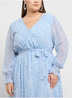 Ella Plus Ditsy Print Dress  - Image 2