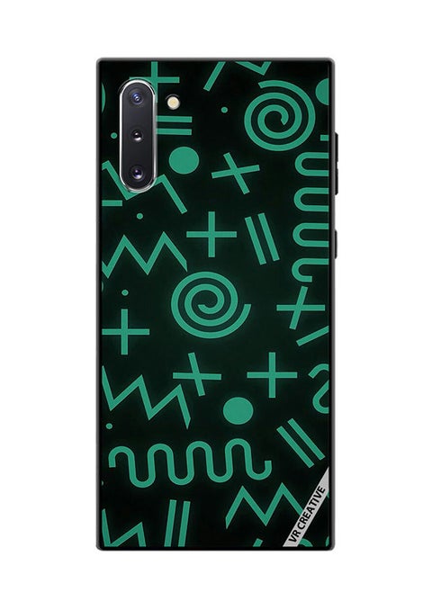 Protective Case Cover For Samsung Galaxy Note10 5G Geometry Shapes Abstract Design Multicolour