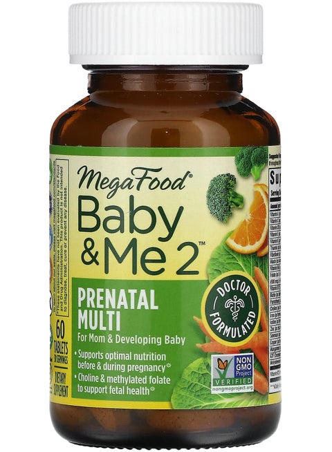 Baby & Me 2, Prenatal Multi, 60 Tablets