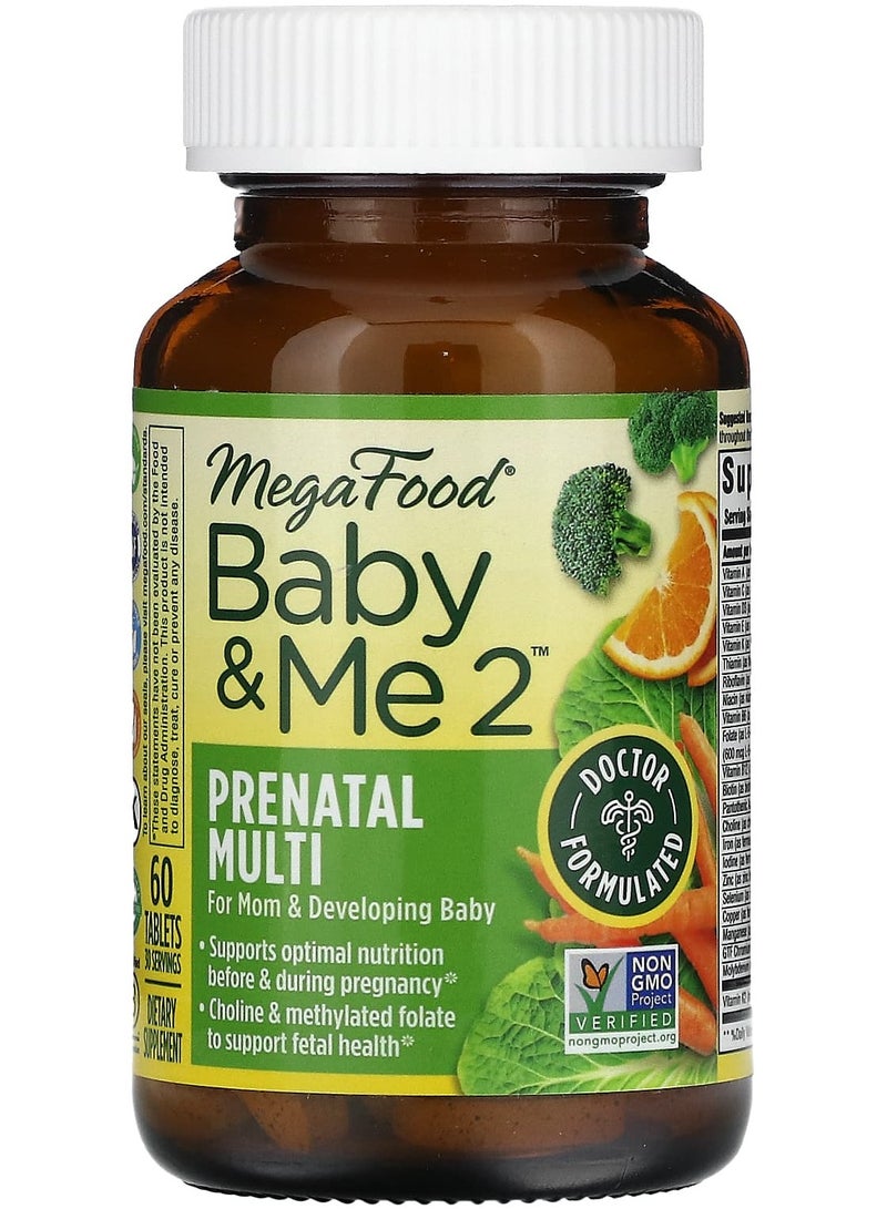 Baby & Me 2, Prenatal Multi, 60 Tablets