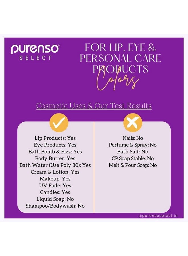 PURENSO Purenso Select - Berry Blue, 15g I Color For Lip, Eye & Personal Care Products  - Image 5