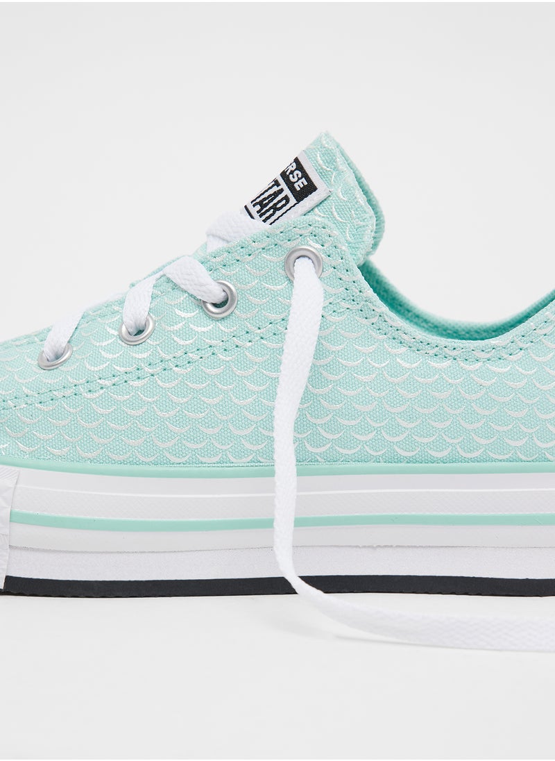CONVERSE Girls Chuck Taylor All Star EVA Lift Sneakers  - Image 3