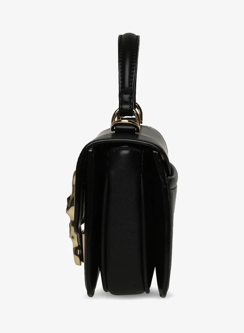 Steve Madden BLACK MULTICOLOR Inque women's black/gold clutch for Women | Best Price UAE
