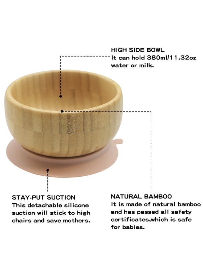 NENES Bamboo and silicone baby feeding set, BLW, newborn gift, baby, toddler (Unicorn) - Image 4