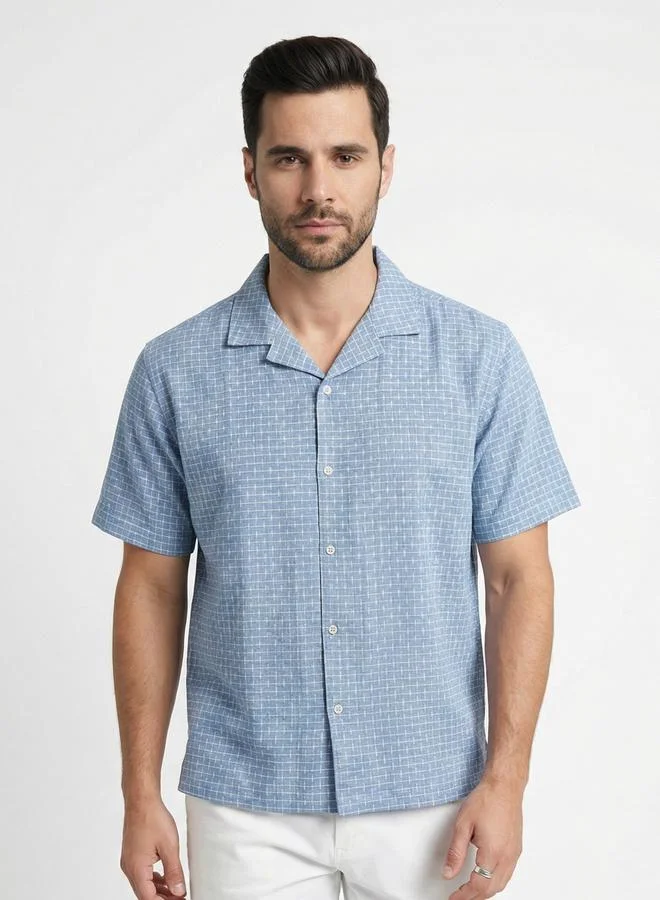 ترولوم Men Relaxed Checked Casual Shirt